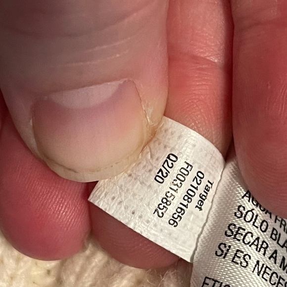 Ava and Viv ivory cable knit cozy soft sweater - Picture 5 of 5